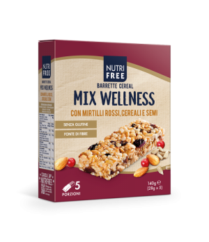 NUTRIFREE¨ - BARRETTE CEREAL MIX WELLNESS 140g (5x28g)